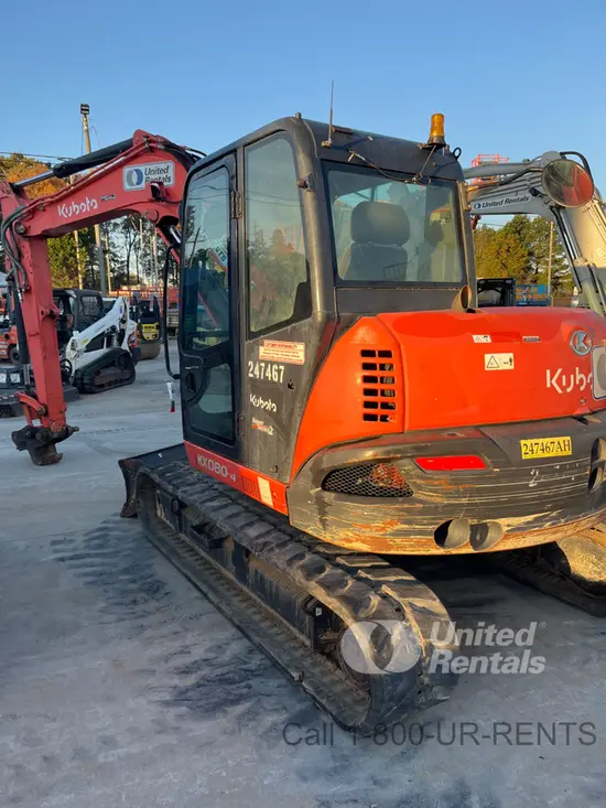 2020 Kubota KX080-4S Mini Excavator
