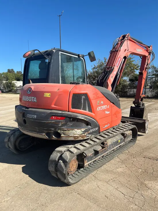 2019 Kubota KX080-4SR3A Mini Excavator