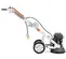 Silver and orange and black HUSQVARNA Walk-behind Concrete Grinder, Single Head, Electric Powered