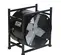 Black FLAGRO Portable Ventilating Blower, 20 in. Axial Fan, 115V-230V, Electric-powered