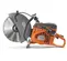 Orange, black and gray STIHL Cut-Off Saw, 16 ft., Gas Powered