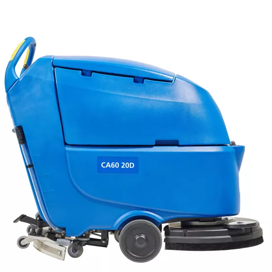 Blue Nilfisk Walk-Behind Floor Scrubber